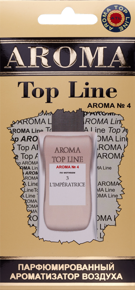 Ароматизатор для автомобиля AROMA TOP LINE №4 l&#39; imperatricе картон