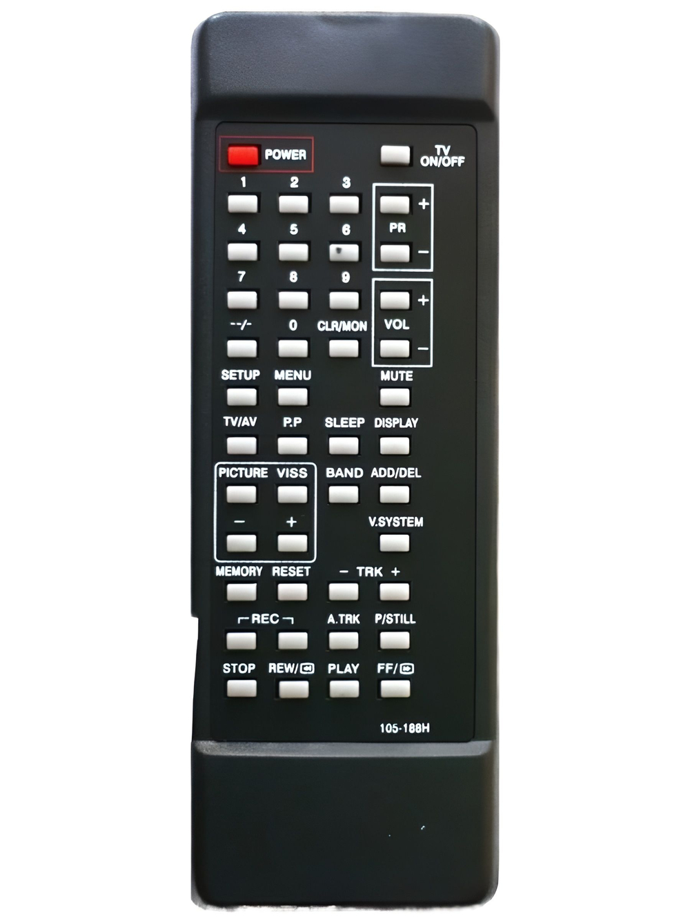 Пульт Goldstar 105-188H monoblok для TV+VCR Goldstar