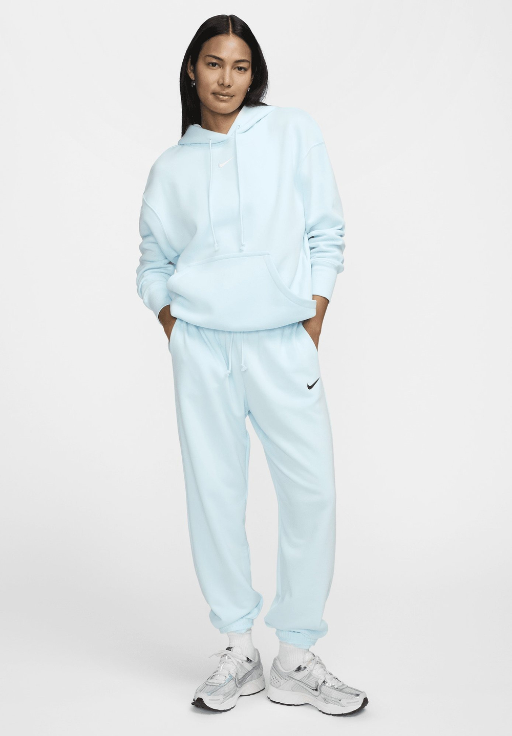 Толстовка женская NIKE W NSW PHNX FLC OS PO HOODIE