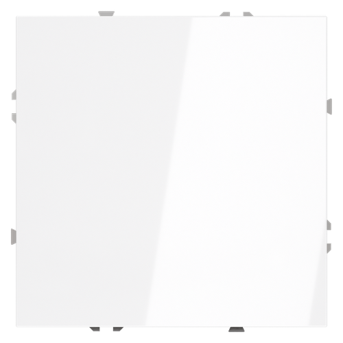 Заглушка VOLTUM S70 с суппортом, (белый глянцевый)