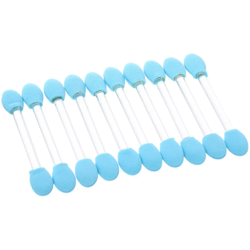 Аппликаторы для макияжа 10шт «ЭФФЕКТО», цвет голубой, 6см