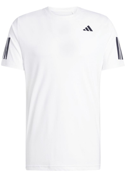 Мужская теннисная футболка Adidas Club Tennis Climacool 3-Stripes - белый