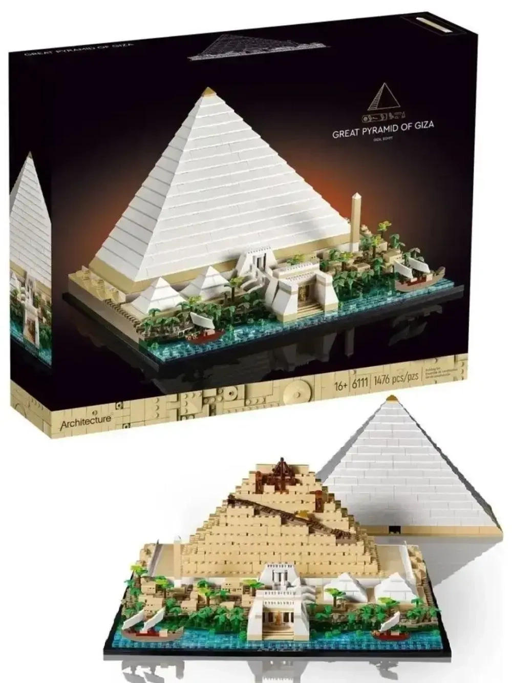 Конструктор Великая пирамида Гизы 1476 деталей 6111