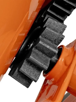 Бетономешалка строительная СИБРТЕХ, БСН-220П, 220 л объем бака и 1000 Вт мощность, полиамидный венец и поликлиновый ремень, защита от перегрева и случайного пуска, без редуктора, бетоносмеситель 95521