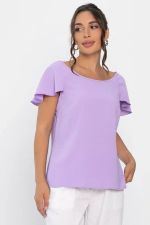 Блуза Летящая волна (сиреневая) Б13970-16М LT Collection