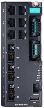 Коммутатор управляемый MOXA EDS-4009-3SSC-HV-T