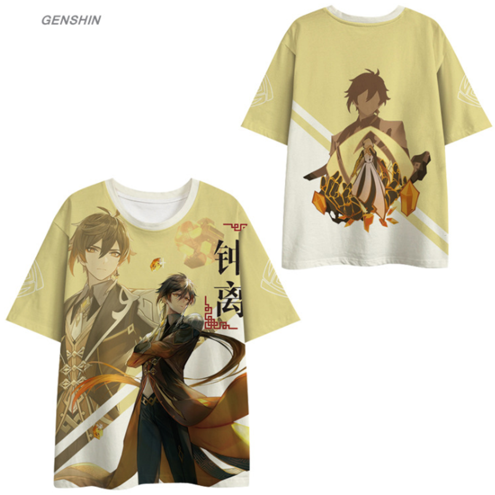Футболка "Genshin Impact / Геншин - Чжун Ли"