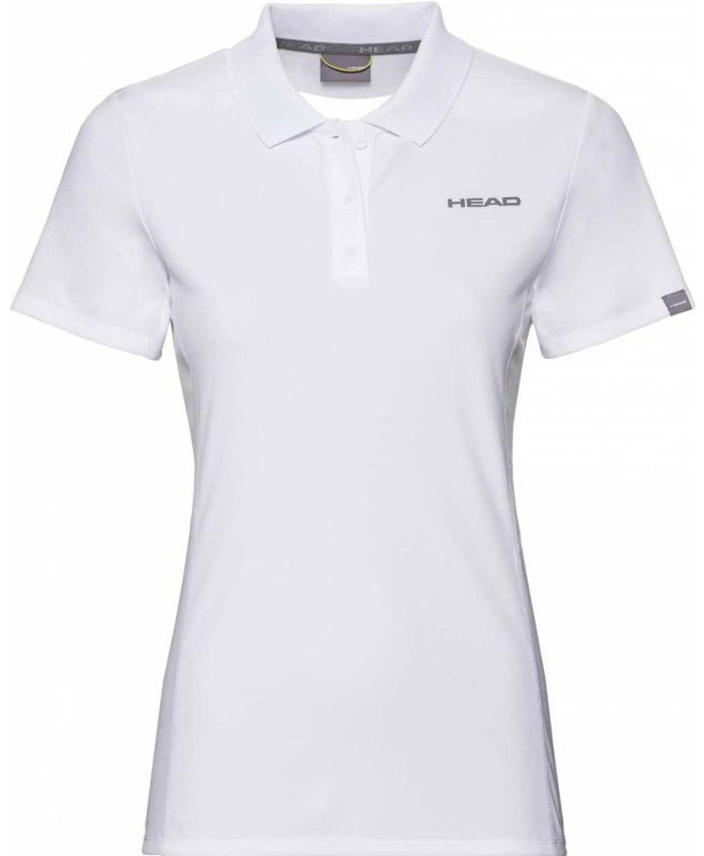 Женское поло Head Club Tech Polo Shirt W - white