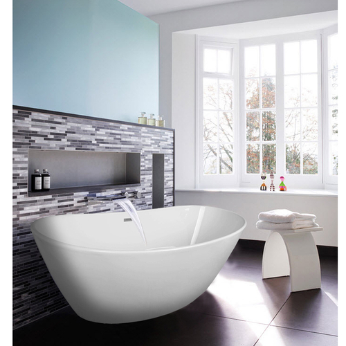 Акриловая ванна 180х82 см Azario Easton AZ-1337 белая