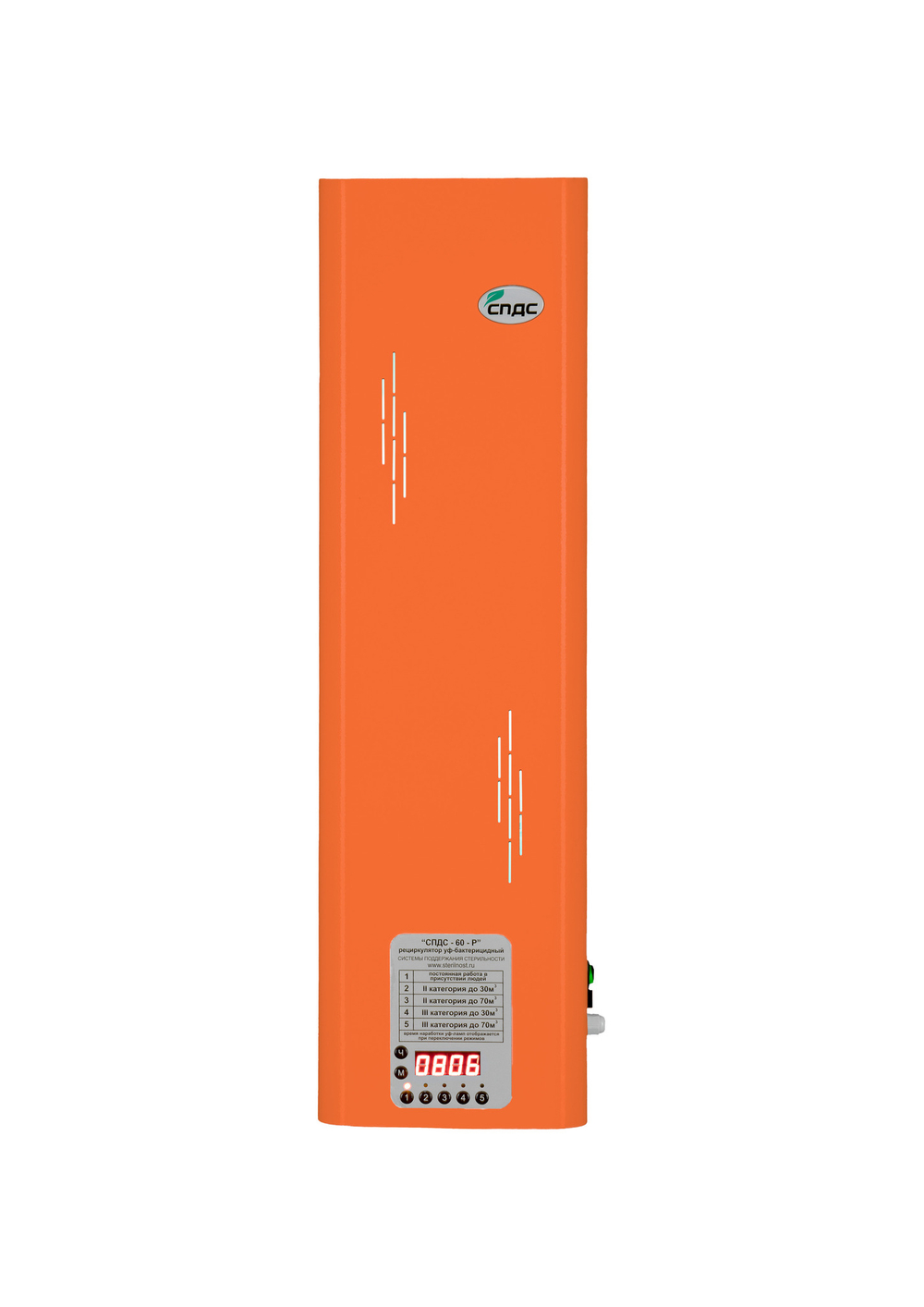 Рециркулятор УФ-бактерицидный «СПДС‑60‑Р»