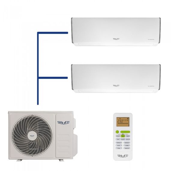 Мульти сплит система Shuft на 2 комнаты (20+20 кв.м.)
