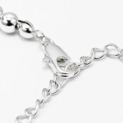 Колье-чокер YIDA «Серебряные бусины» Silver