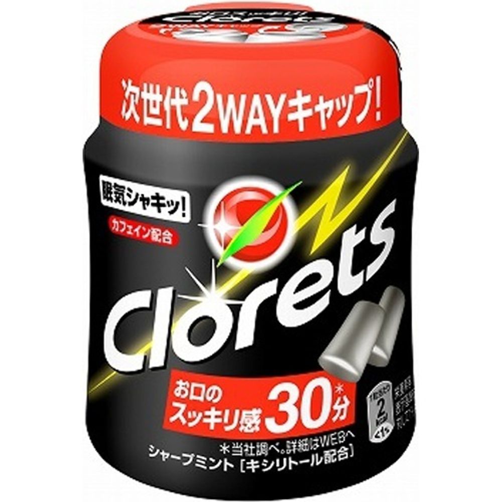 Резинка жевательная Clorets XP Sharp Mint bottle Насыщенная мята 140г