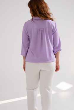 Блузка женская 4511АП, сиреневый #30Сир094511АП
