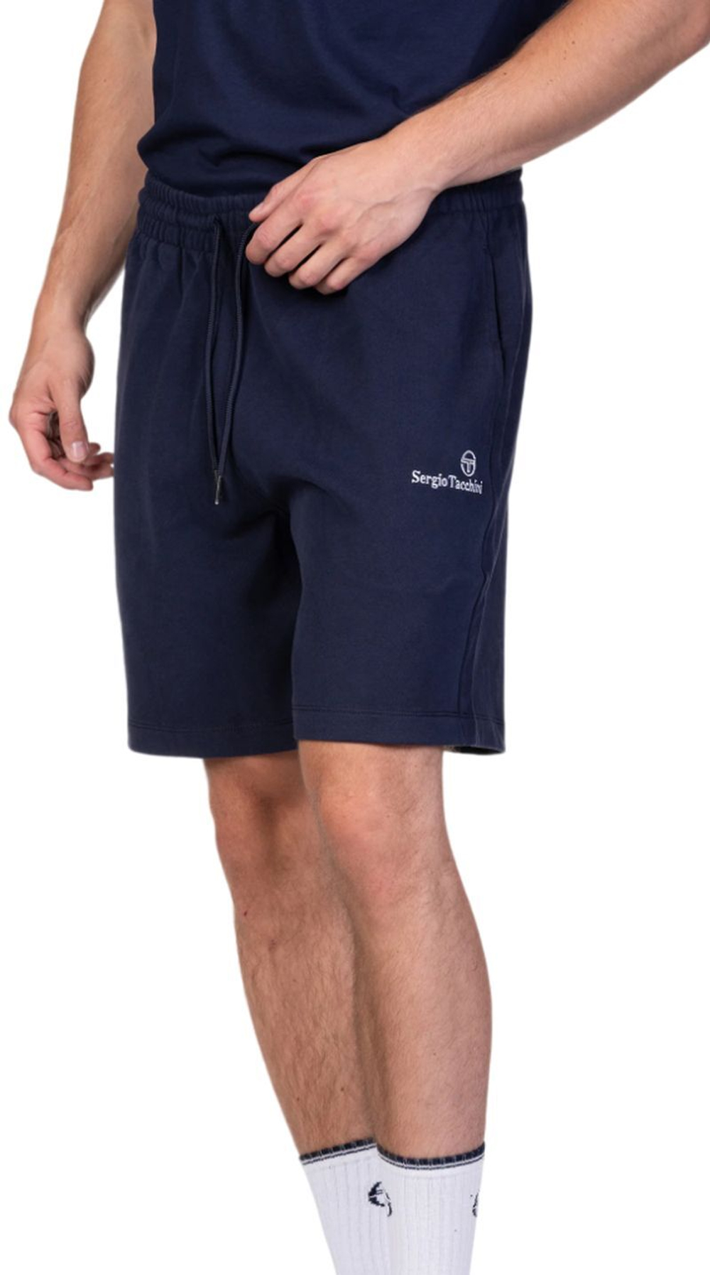 Мужские теннисные шорты Sergio Tacchini Specchio Bermuda Shorts - небесный