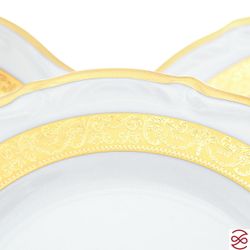 Набор тарелок Repast Матовая полоса Мария-тереза 18 пр (25+23+19 см)