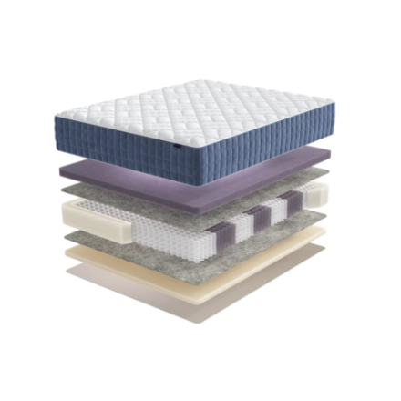 Матрас BuyLuxe, 26 см, средняя жесткость, независимые пружины