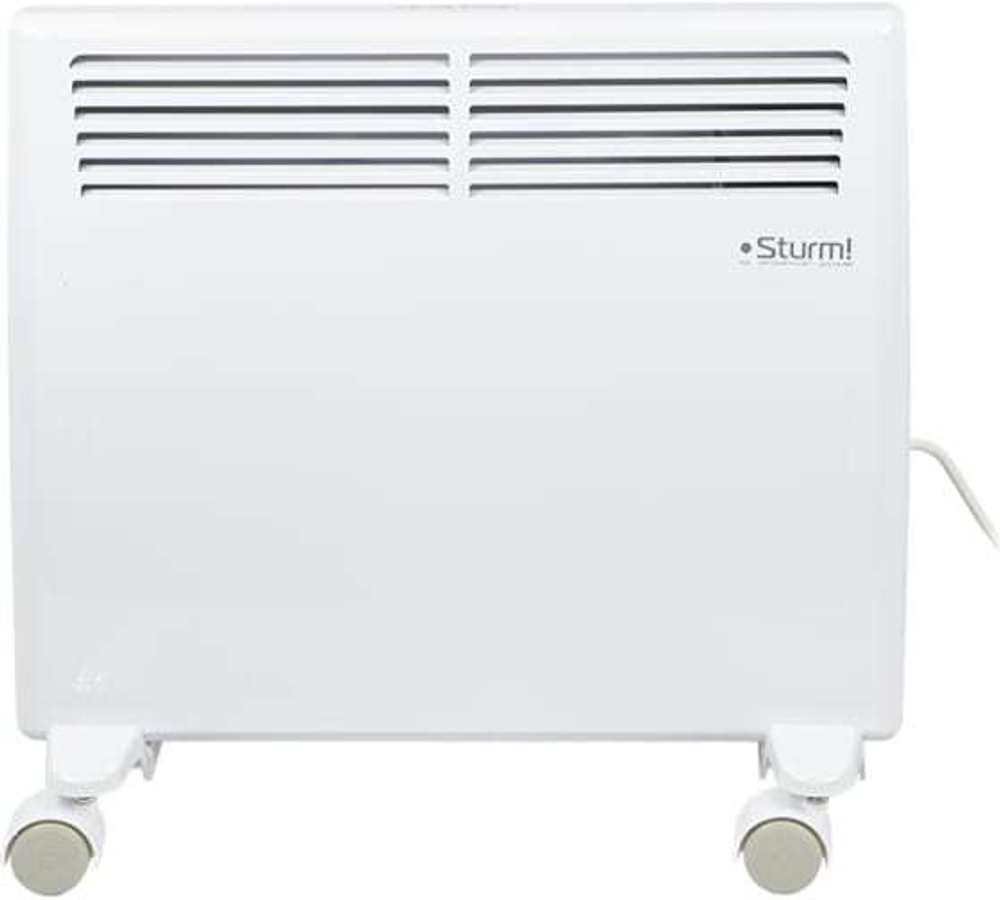 CH1001RF Конвектор 1000Вт,X-shape, колёса,мех.термост,напол,защ.от перегр/опрок.Sturm!