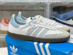 Samba OG White Halo Blue