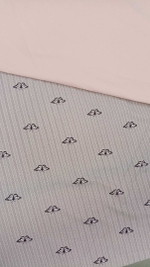 Футер (принт). Бабочки на пудре, ВО
