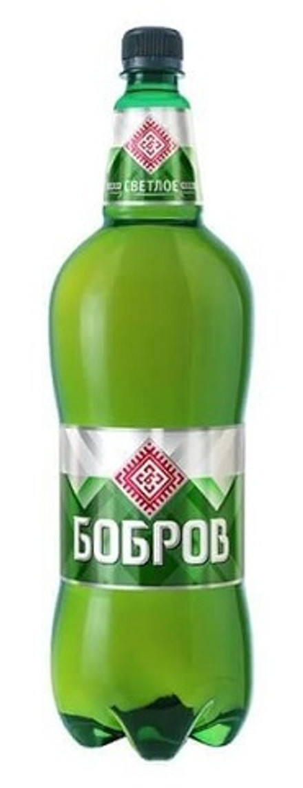 Пиво "Бобров" Светлое 1,4 л. пэт Бобруйский бровар