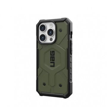 Чехол с поддержкой MAGSAFE Uag Pathfinder для iPhone 15 Pro MAX 6.7", цвет оливковый (Olive Drab)