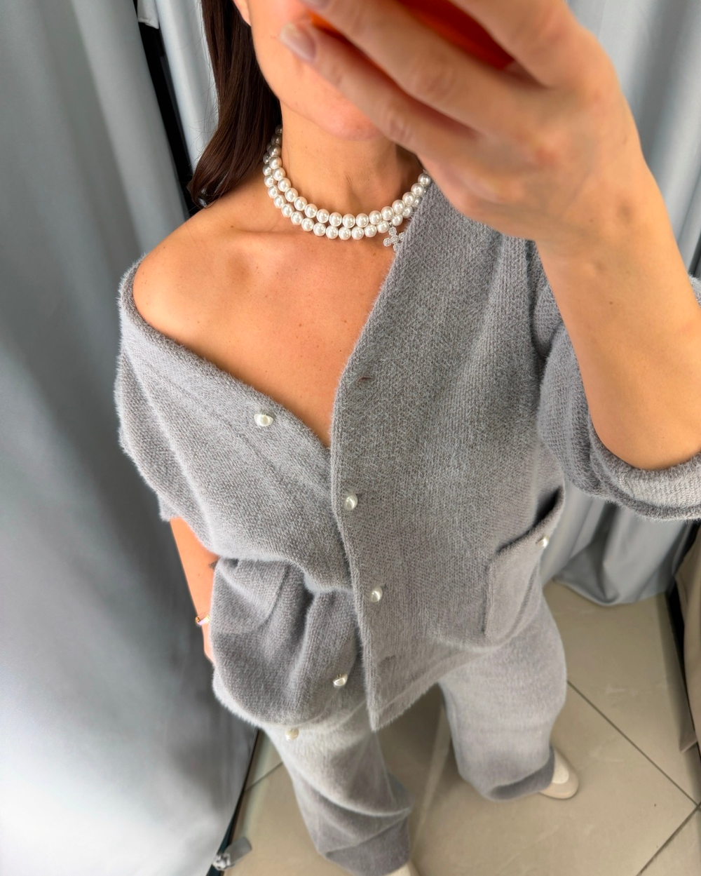 Костюм «Пушистик» в сером цвете