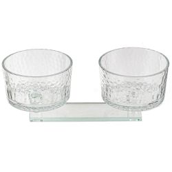 GAEM Подсвечник для 2-х свечей, L20,5 W8,5 H7 см