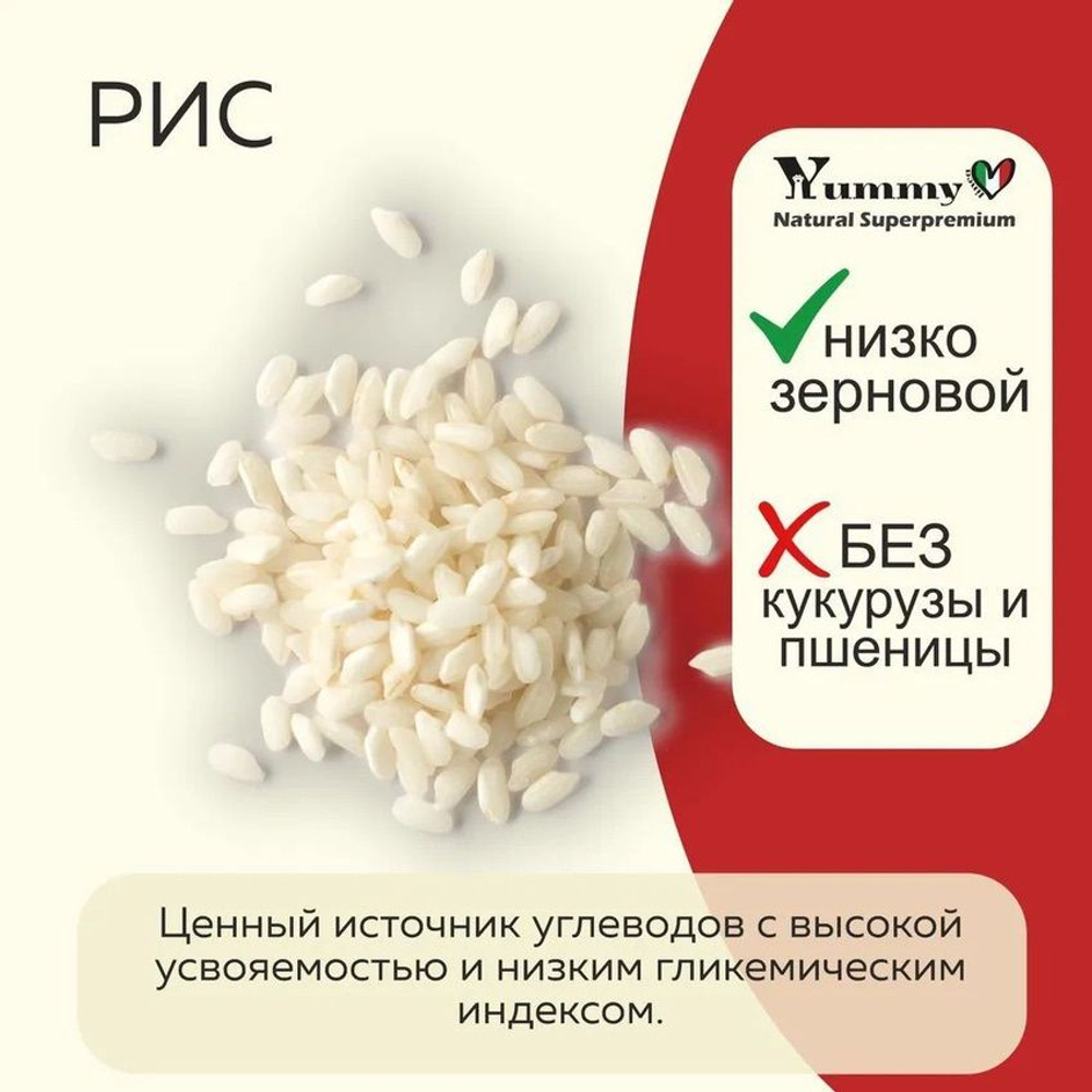 Yummy Linea корм для взрослых кошек всех пород, ягненок, 400 гр