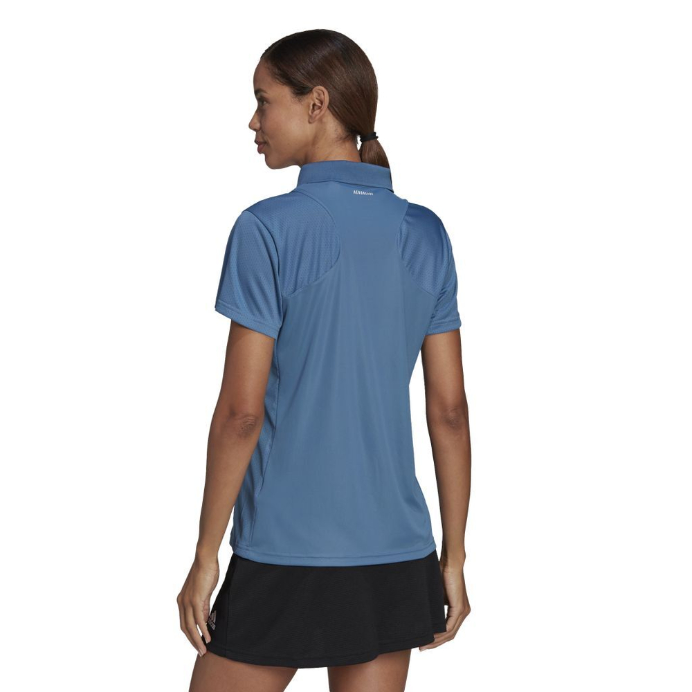 Женское поло Adidas Club Polo W - altered blue/almost pink