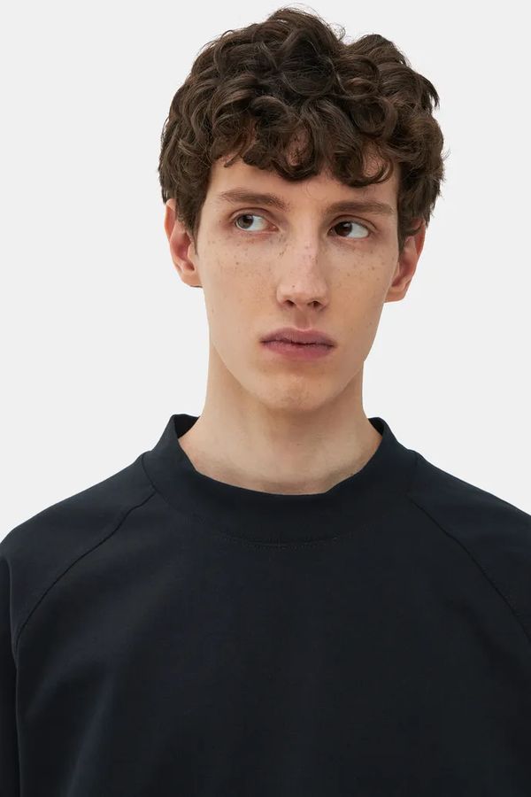 Футболка свободная плотная черная - фото 3