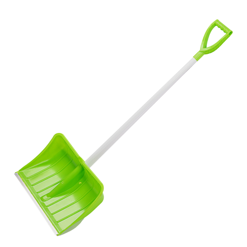 Лопата для уборки снега, полипропилен, 535х375х1400, стальной черенок, BASE Palisad