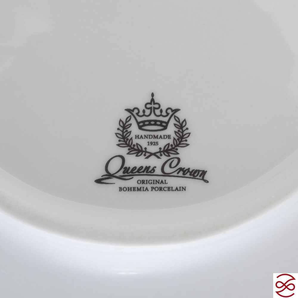 Блюдо овальное Queen's Crown Aristokrat Охота красная 36 см