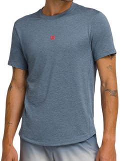 Мужская теннисная футболка Wilson Everyday Performance - небесный