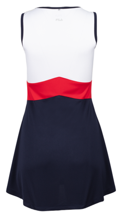 Теннисное платье Fila Dress Gloria - white/navy
