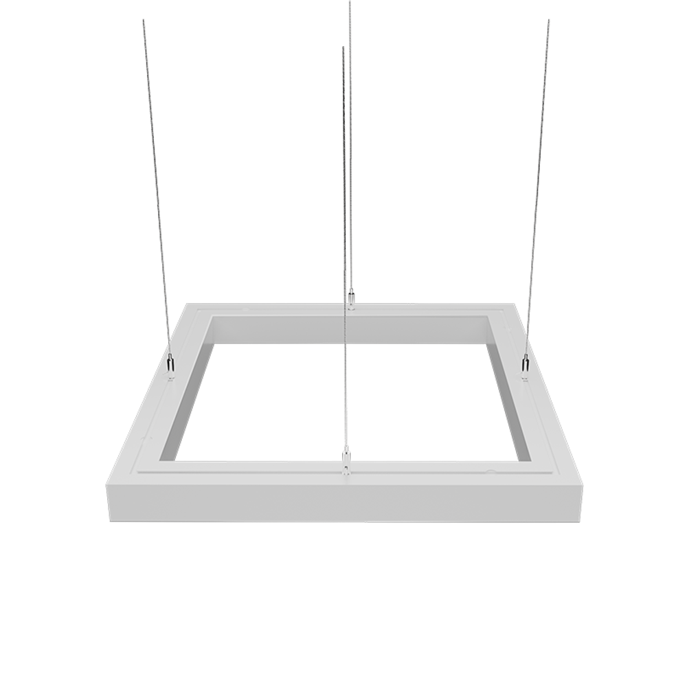 Светильник LED квадратный Quadro 72W 550х70х50мм 3000К белый подвесной IP40