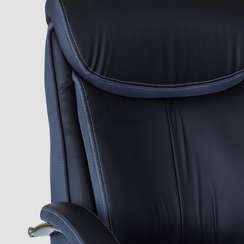 Кресло Barneo K-307 BIG SIZE XXL для руководителя черная кожа