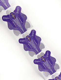 Форма фиолетовая на алюминиевой основе