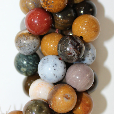 Агат АА желтый океан бусины 10мм 8мм 6мм