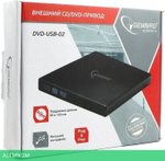 Оптический привод Gembird DVD-USB-02 Black