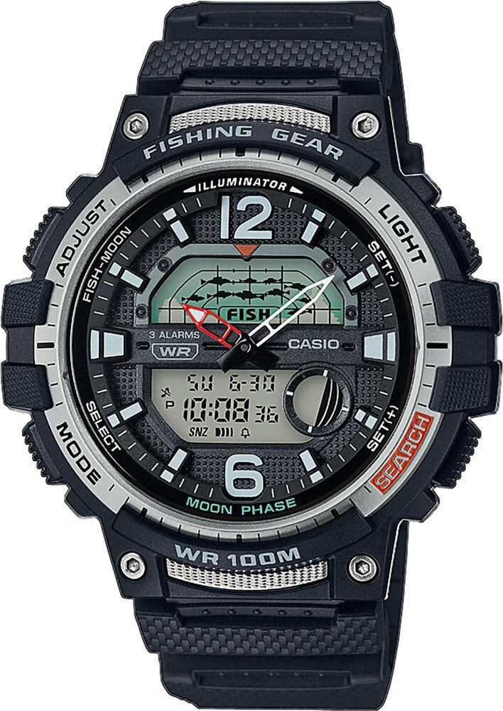 Японские наручные часы Casio Collection WSC-1250H-1AVEF с хронографом