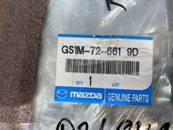 Стекло двери задней правой (форточка) Mazda 6 (GH) 07-13 Новое Оригинал gs1m726619d