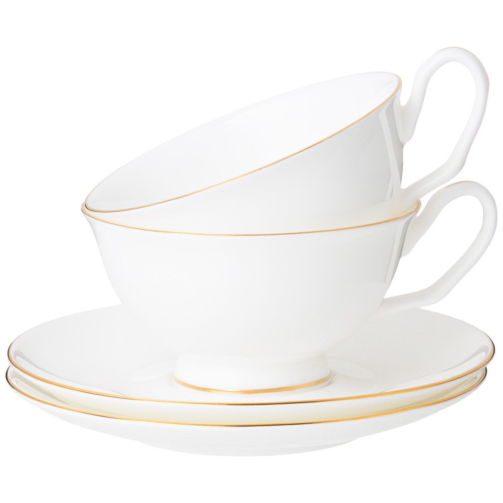 ЧАЙНЫЙ НАБОР LEFARD "КЛАССИК БЕЛЫЙ" НА 6 ПЕР. 12 ПР. 250 МЛ (КОР=8НАБ)