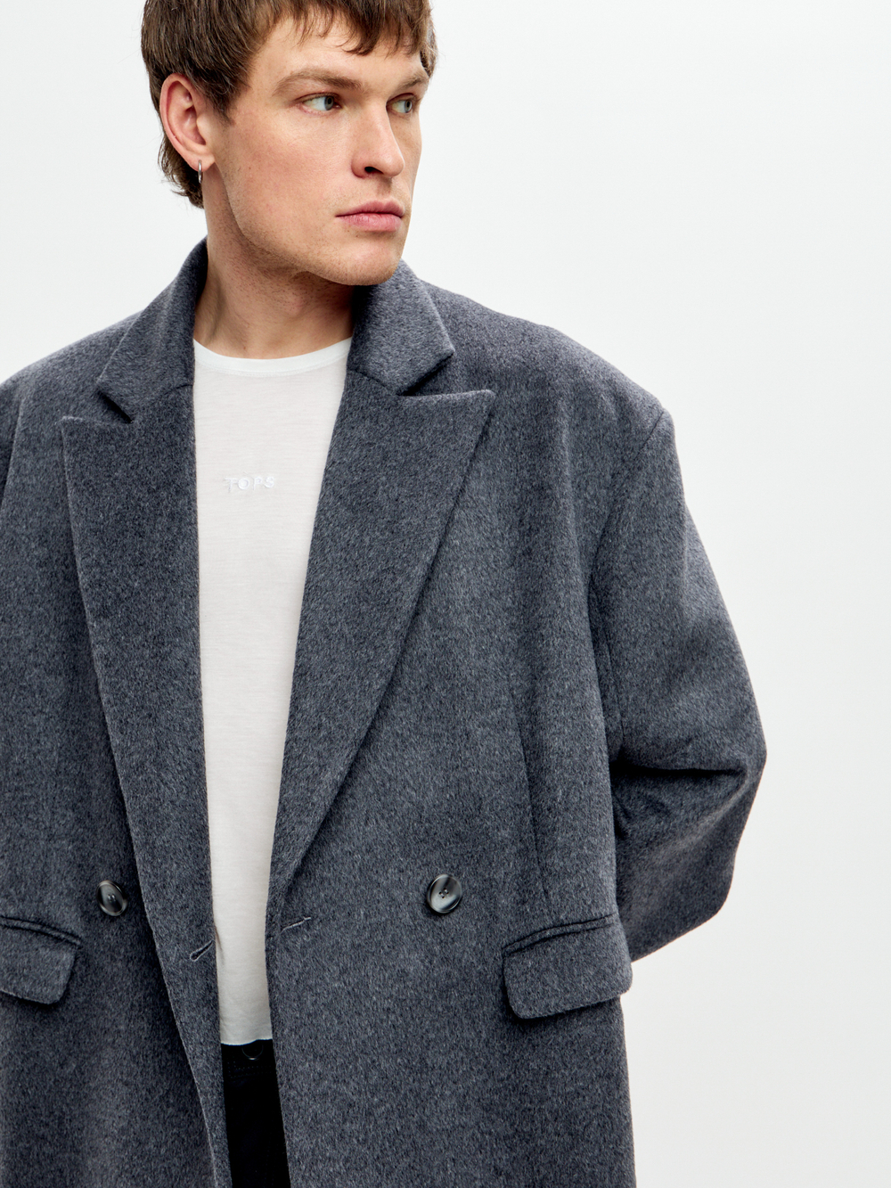 Пальто SAVE серое