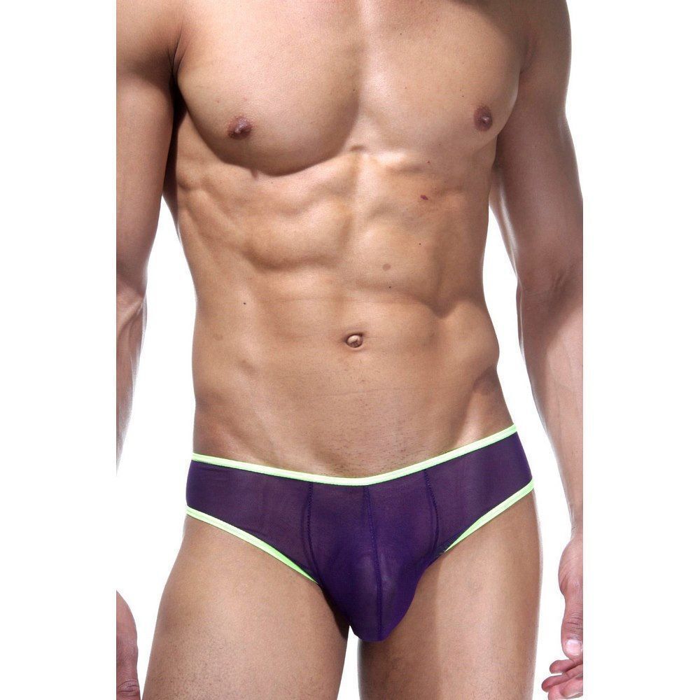 Мужские трусы слипы фиолетовые Cosmos Colors YS20PG