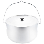 Котелок Следопыт Костровой PF-CWS-P120 8л Цилиндрический Алюм.