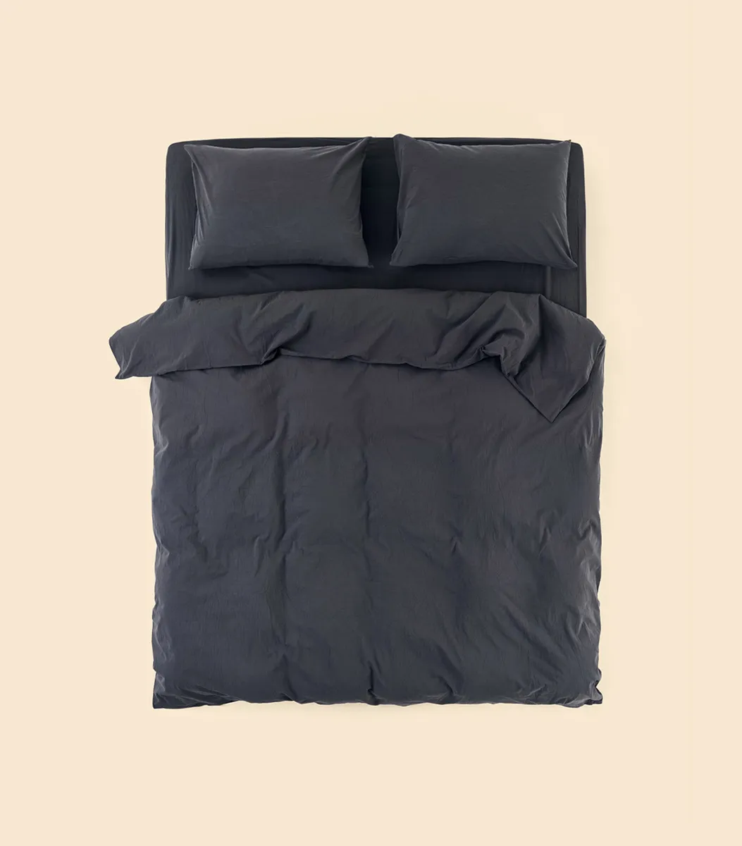 Простыня - Melange Black - 90x200x30 (на резинке)