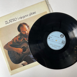 Винтажная виниловая пластинка LP Zlatko Manojlovic Zlatko I Njegove Gitare (Югославия 1980)