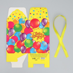 Складная коробка «С Днем рождения», 12 × 18 × 12 см