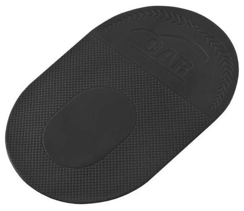 Коврик на панель приборов противоскользящий (180х120мм) черный